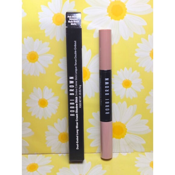 BOBBI BROWN Dual Ended Long Wear Cream Shadow Stick Pink Mercury/Nude Beach - Picture 5 of 12